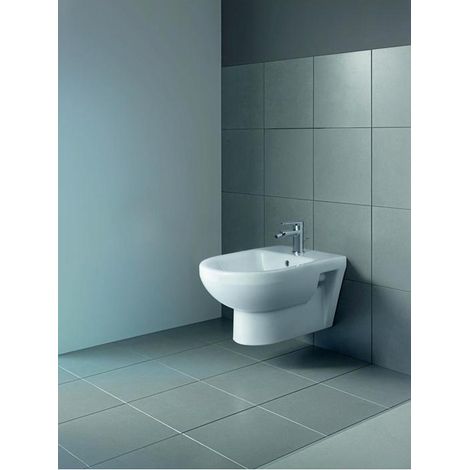 Duravit No.1 Wandbidet, mit Überlauf, 1 Hahnloch, 370x540mm, (1/5)