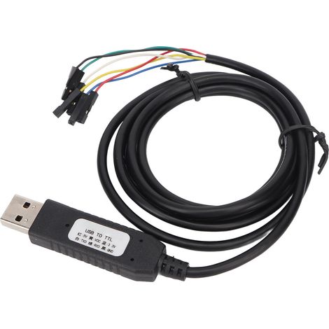 Câble série USB vers TTL 6 broches, longueur 1,5 m, 50 bps à 2 Mbps, câble de console de débogage pour ordinateur (1/4)