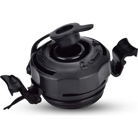 Valve d'air Universelle 3 en 1, Bouchon de Joint sécurisé de Valve d'air Remplacement pour Matelas pneumatique Gonflable Intex Valve d'air Noire (1/5)