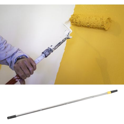 Pértiga telescópica enrollable – Pértiga extensible multifuncional, robusta y ligera – Acero inoxidable – 115 cm / 3,8 pies – 4 piezas (1/5)