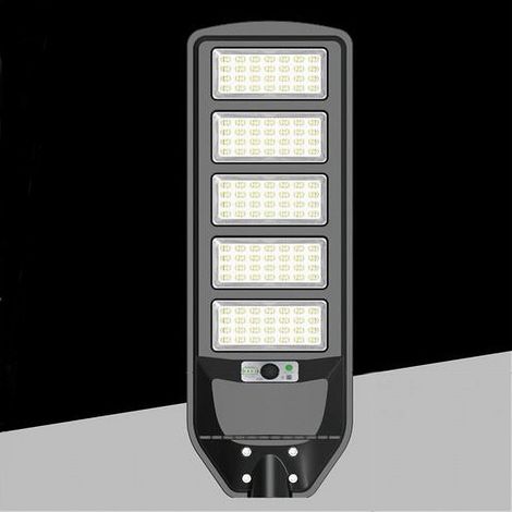 TrAdE Shop Traesio - Lampione Solare Led 270w Sensore Movimento Pir Telecomando Ip65 Esterno J02-270w-f - (1/5)
