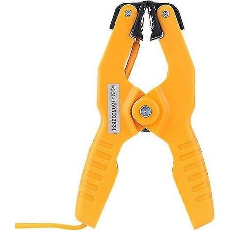 Collier de serrage de type K pour sonde de température, pince à mâchoires pour tuyaux, collier de plomberie (1 pièce, jaune) (1/5)