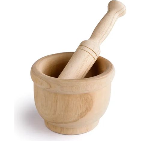 mortero de madera ibili 12.5 cm molienda cómoda (1/3)