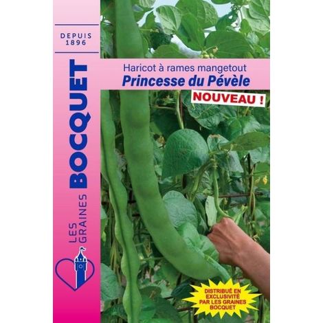 Haricot à rames mangetout Princesse du Pévèle - 90g