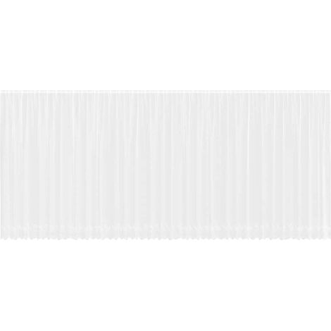 Rideaux avec des rideaux Blanc 500x100cm Polyester CFW80465 (1/5)