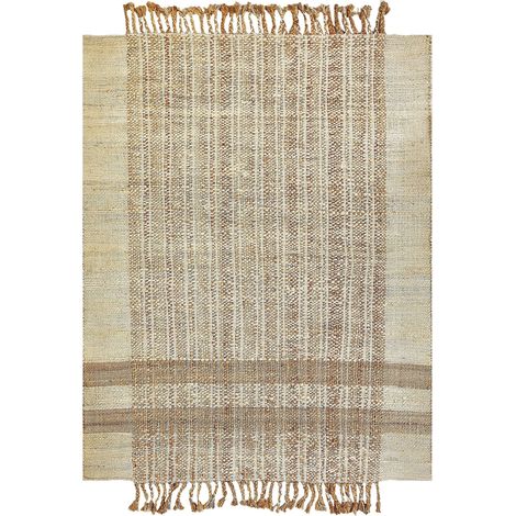 Teppich ORTAOBA Beige 160 x 230 cm Jute