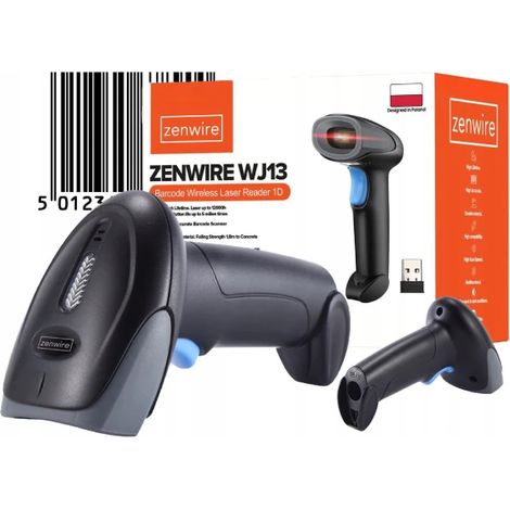 Zenwire WJ13 Drahtloser 1D-Handscanner mit EAN-USB-Anschluss