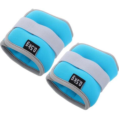 2-Piece 0.5kg Nylon and Iron Sand Wrist and Ankle Weights, Comfortable Fitness and Exercise Equipment, Suitable for Men and Women (1/5)