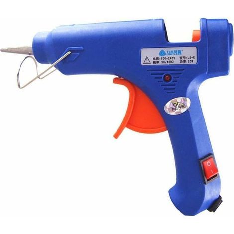 Pistolet à colle chaude 20W Hotmelt Pistolet à colle E Gun (1/4)