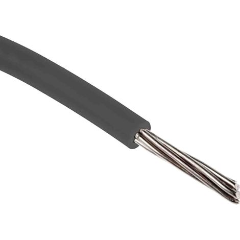 Fil de câblage électrique RS PRO, 0,22 mm², Gris, 24 AWG, 30.5m, 300 V ( Prix pour Bobine de 30 Mètres )