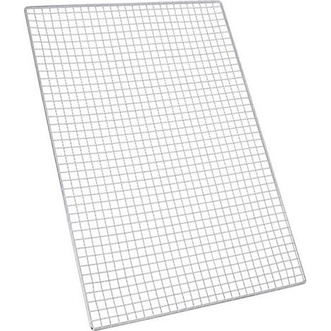 Grille de barbecue en acier inoxydable 29,5x44cm – Antirouille et facile à nettoyer – Pour grillades et pâtisserie (1/5)