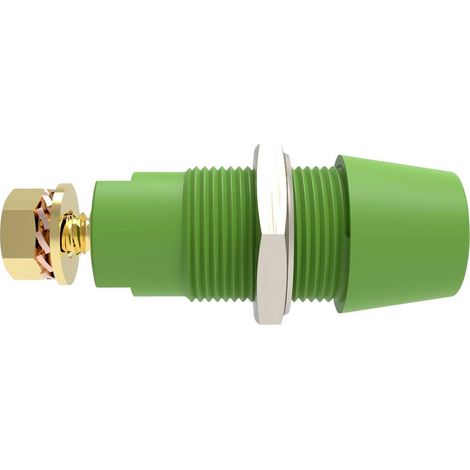 Schützinger DI SAB 9430 Au / GN Presa di sicurezza montaggio in superficie dritto Verde 1 pz.