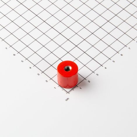 Magna-C Stabgreifer aus AlNiCo Ø17x16mm mit Innengewinde (1/3)