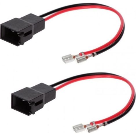 x Cables de altavoz de coche Adaptador Arnés de cableado Conectores de terminales Enchufe para Opel, Renault, Rover, Seat, Skoda, Volvo, Volkswagen, (1/5)