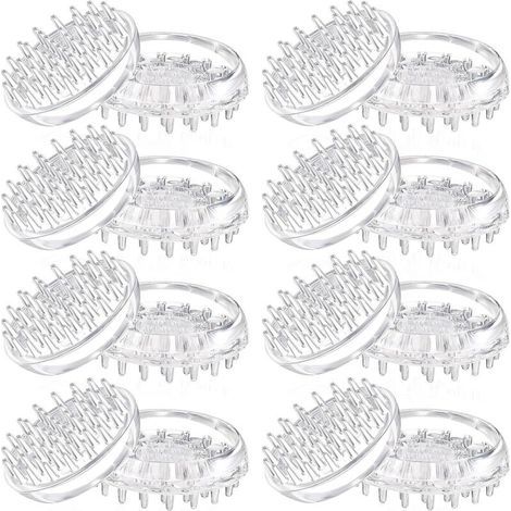 Set mit 16 Teppichschonern mit Spikes für runde Rollen, Möbelbeine, Sofas, Tische und Stühle (1/4)