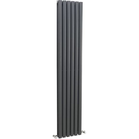 Nuie 1800mm x 354mm Anthracite Revive Double Panel Radiator - HLA77 (1/8)