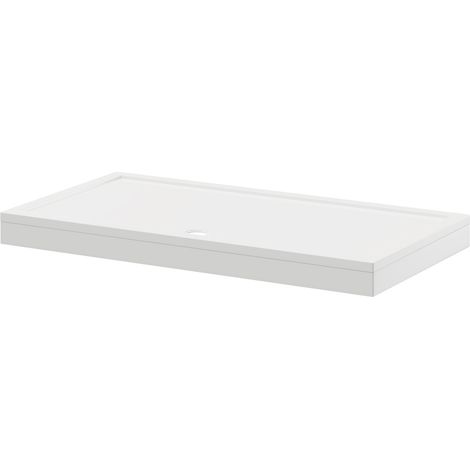Pearlstone 1700mm x 900mm x 40mm Rectangular Shower Tray and Plinth (1/4)