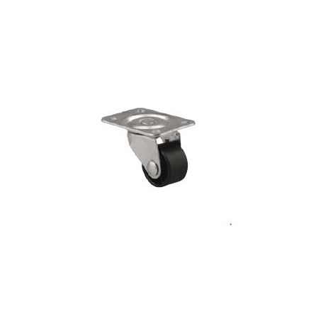 25 mm schwarze drehbare Möbelrolle SANS MARQUE