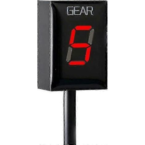 Compteur de vitesse moto compatible Yamaha, affichage LED étanche, connecteur ECU (1 pièce - rouge) KFWHBYV (1/4)