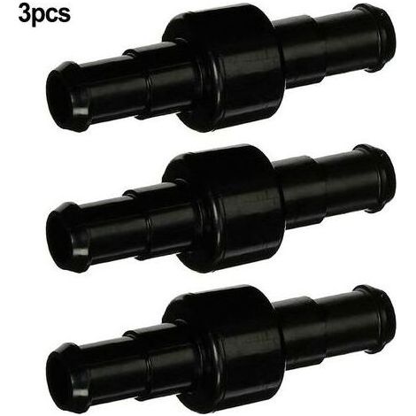 D20 Lot de 3 Raccords Rotatifs pour Tuyau D'arrosage avec 6 Embouts D15 Compatibles avec Zodiac Polaris 180 280 380 Robot Nettoyeur Piscine noir (1/5)