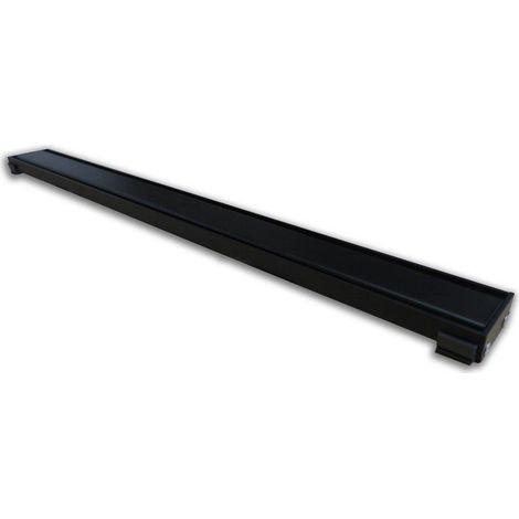 Idrain plano mat noir caillebotis pour caniveau de douche matériau acier inoxydable 304 matériau caillebotis supports abs 800 mm (1/2)