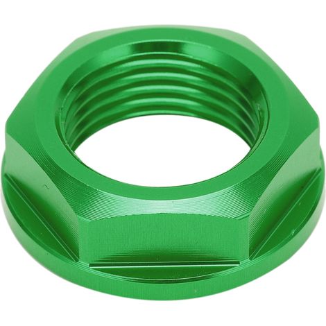 Écrou d'essieu de roue avant de moto M18x1, 5, remplacement en aluminium pour KAWASAKI KLX450R 08-19 vert