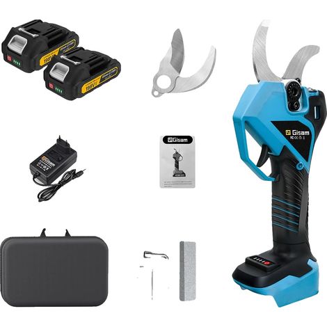 Podadora eléctrica, motor sin escobillas, mango ergonómico, 2 juegos de baterías (1/2)