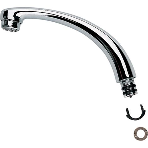 Grohe Gussauslauf schwenkbar, Niederdruck, Ausladung 120mm, Chrom, 13463000 (1/3)