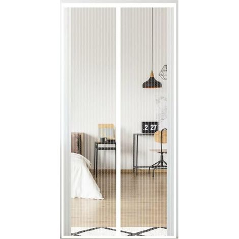Moustiquaire Porte Fenetre, 80x230CM Rideaux, fermeture automatique (1/5)