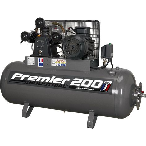 Sealey Premier 200L Belt Drive Air Compressor 5.5hp SAC32055B (1/5)