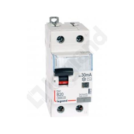 Disyuntor diferencial 2P 20A B 003A tipo AC P312 DX3 410922