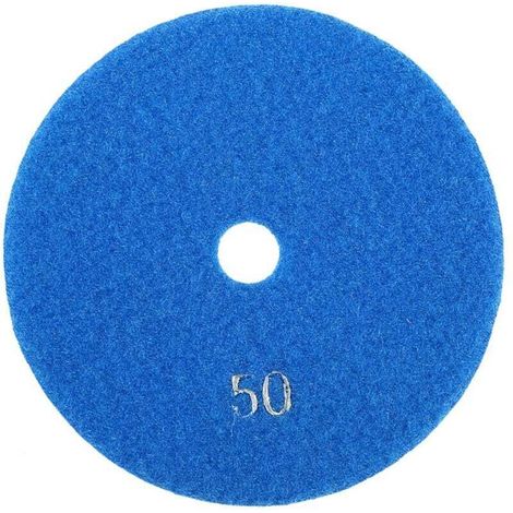 5" 125 mm Nasspolierpads, Diamantschleifscheiben für Granit, Beton, Marmor (50 Stück) - Crezuo