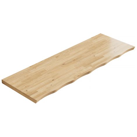 140cm Massivholzbrett, Kann alleine oder zusammen mit Aufbewahrungsschränken verwendet werden, Enthält keine Hardware-Zubehörteile, Natürliche Holzmaserung Farbe (1/5)