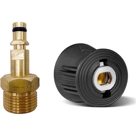 Quick-connect adapter for pressure washers, metal water gun extension tool, hose connector, nozzle, hose accessories, adapter--BIEMMEDUE (1/5)