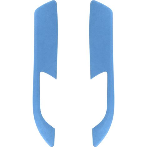 Lot de 2 panneaux de poignées de porte intérieures en suédine, cadre de 2 mm d'épaisseur, compatibles avec Z4 E89 (2009-2016), bleu (1/5)