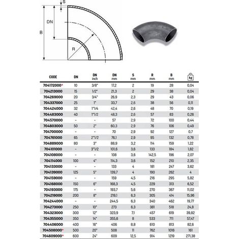 Curva 90° Nera A Saldare 1/2" - 21,3
