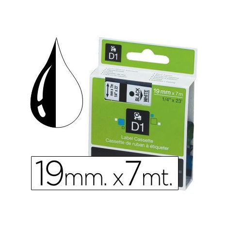 Dymo Schriftband 45803 Black White (S0720830)