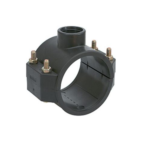 RACCORDO POLIPROP PRESA A STAFFA D 25MMX1/2 FEM