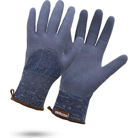 Gant bricolage gros travaux nitrile DENIM - ROSTAING - 7 - S (1/3)