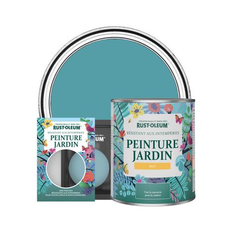 Peinture Jardin, Finition Mat - Pétrole (1/3)