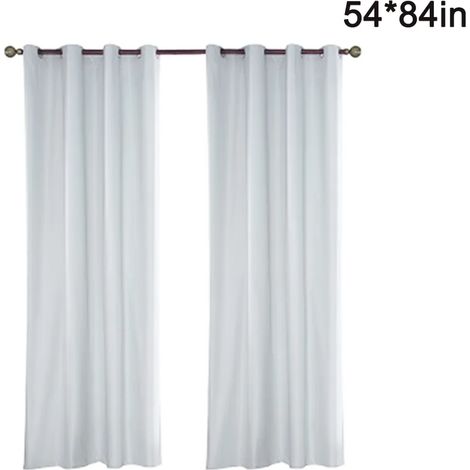 Cortina Exterior Impermeable 1 Pieza Cortina de Anillo Blanca Transparente Cortina para Balcón/Terraza (1/5)