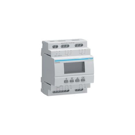Hager Digitale Multifunktions- EGN400 Zeitschaltuhr m.Bluetooth 4-Kanal 1 (EGN400)