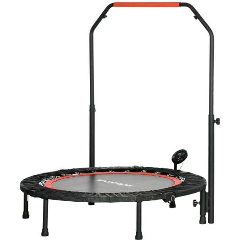 Questo mini trampolino è dotato di monitor LCD, altezza di 102 cm, maniglie regolabili in altezza in quattro direzioni e una capacità di carico massima di 100 kg, consentendo un allenamento efficace s (1/5)