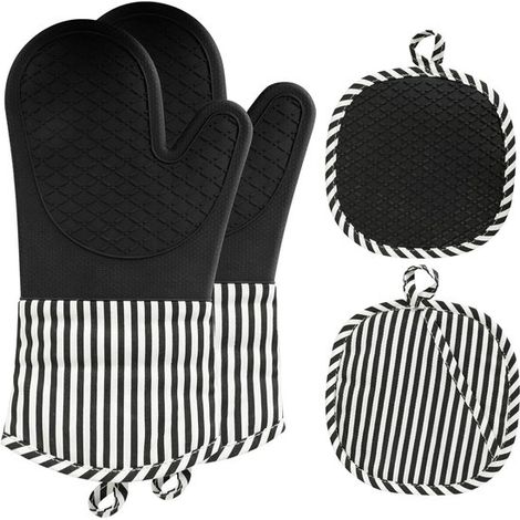 Guantes de horno - Manoplas resistentes al calor - Ayudante de cocina (1/5)