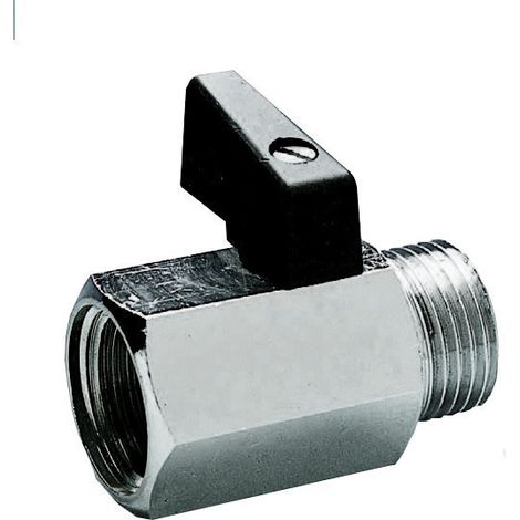 Lem Select – Robinet vanne MINI Male x Femelle 1/4" – Raccord rapide – Filetage 1/4" pour installations sanitaires – Usage professionnel (1/2)