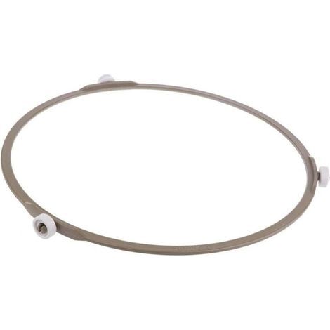 Support Plateau Tournant pour Micro-Ondes,Rotatif Universel Anneau de Plateau de Micro-Ondes Support de Raccords de Cercle en Plastique Plaque de Base Anneau Rotatif (1/4)