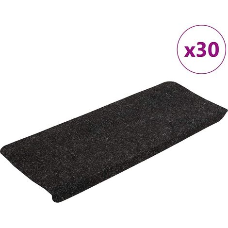Maison Exclusive - Tappetini Autoadesivi per Scale 30 pz Antracite 65x24,5x3,5 cm