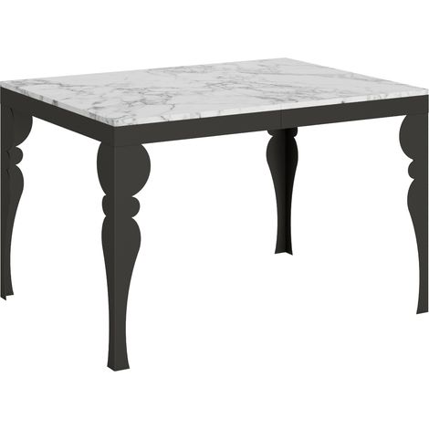 Tavolo "Pisa" allungabile in legno per sala da pranzo -Allungabile fino a 380 cm / Marmo (1/5)