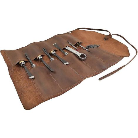 Roue à outils en cuir, grande sacoche à outils (1/3)