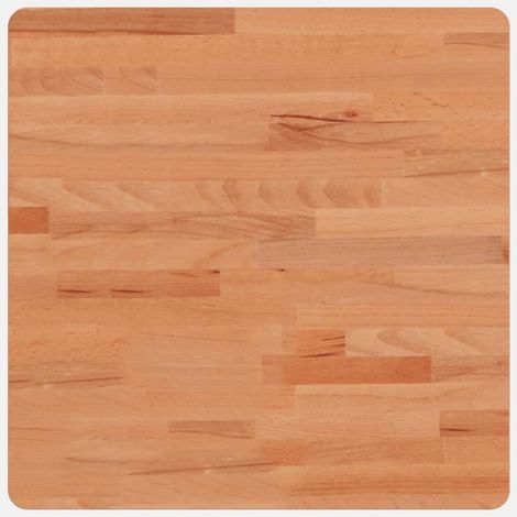 Dessus de table  Dessus de bureau  Plateau de table 50x50x1,5 cm carré bois massif de hêtre